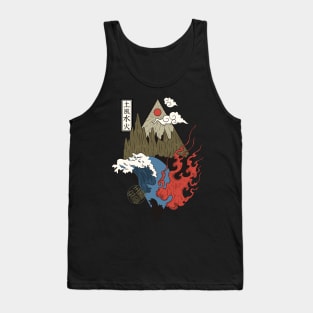 The Nature four Elements Avatar symbols Tank Top